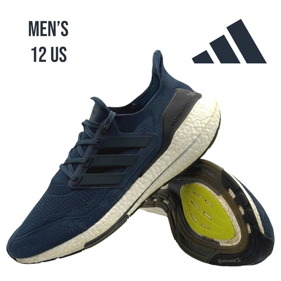 adidas Other - Adidas Ultraboost 21 Primeblue Men's Size 12 Navy Running Shoes FY0350 Boost Gym
